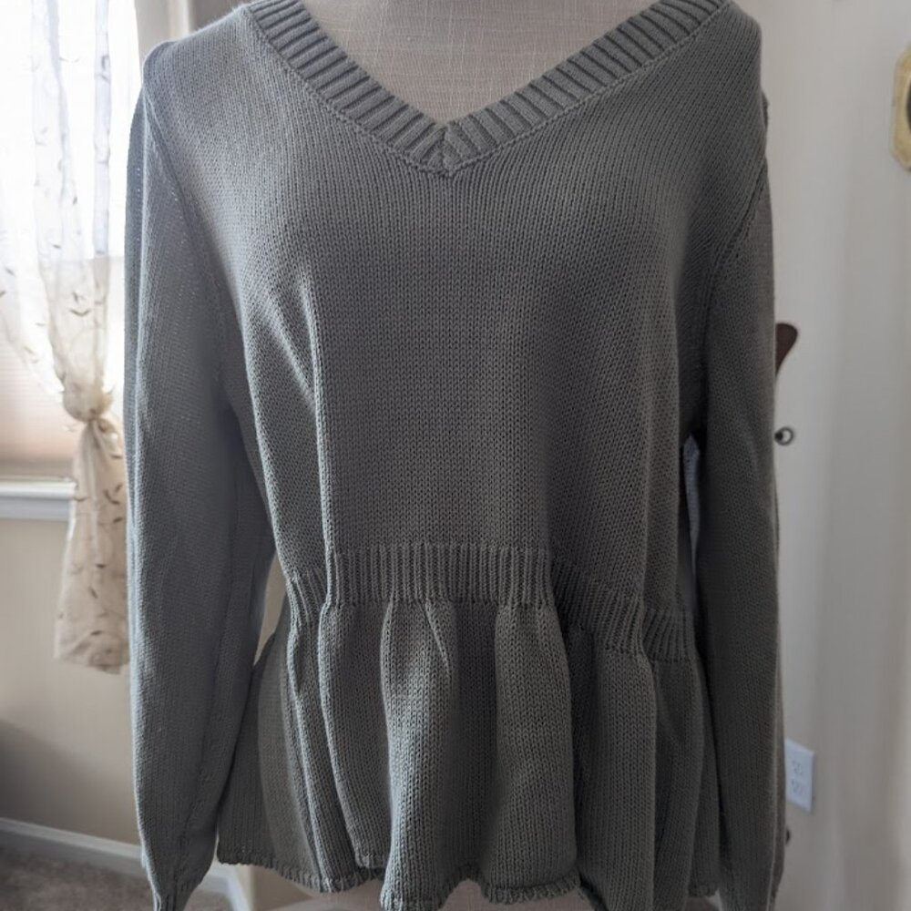 Grace & Lace peplum sweater